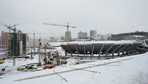 Olimpinio nacionalinio sporto centro stadiono Kijeve rekonstrukcijos darbai vėluoja 5 mėnesiais