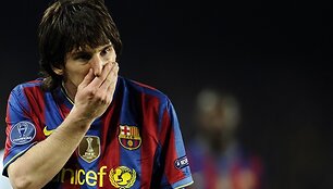 Lionelis Messi po mačo neslėpė apmaudo