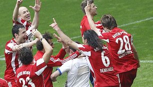 &bdquo;Bayern&ldquo; futbolininkų triumfas