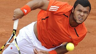 Didžiausia Prancūzijos teniso viltis J&ndash;W.Tsonga sėkmingai įveikė ir antrą ratą