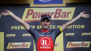 S.Paulinho džiaugsmas laimėjus de&scaron;imtąjį &bdquo;Tour de France&ldquo; lenktynių etapą