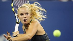 Moterų favoritė danė C.Wozniacki žengė į pusfinalį