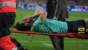 L.Messi i&scaron; aik&scaron;telės buvo i&scaron;ne&scaron;tas ne&scaron;tuvais