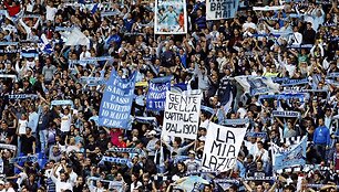 &bdquo;Lazio&ldquo; sirgaliai &scaron;venčia &ndash; jų mylima komanda pasiekė dar vieną pergalę