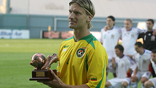2009 metais geriausiu Lietuvos futbolininku i&scaron;rinktas Marius Stankevičius