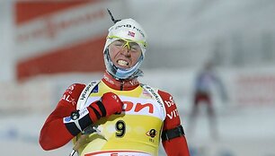Emilis Hegle Svendsenas triumfuoja.