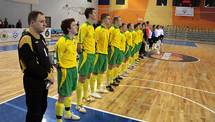 Lietuvos salės futbolo rinktinė.