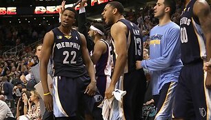 &bdquo;Grizzlies&ldquo; komandoje &ndash; ne pačios geriausios nuotaikos.