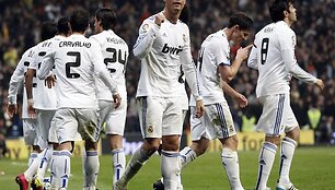 &bdquo;Real&ldquo; futbolininkų džiaugsmas.