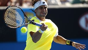 Davidas Ferreras &bdquo;Australian Open&ldquo; kol kas nesutiko rimto pasiprie&scaron;inimo.