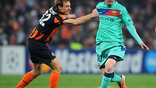 9 įvartį turnyre įmu&scaron;ęs Lionelis Messi tapo rezultatyviausiu &scaron;io sezono Čempionų lygos žaidėju.