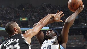 &bdquo;Grizzlies&ldquo; didvyriu tapo Zachas Randolphas.