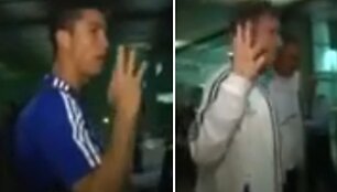 Cristiano Ronaldo ir Jose Mourinho atsisakė duoti interviu, bet savo nuomonę i&scaron;sakė kaltinančiais gestais.