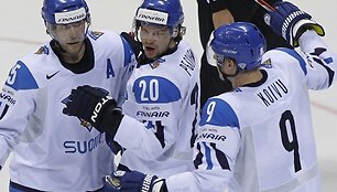 Suomijos ledo ritulininkų džiaugsmas.