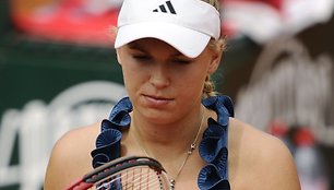 Caroline Wozniacki pasirodymas baigėsi.