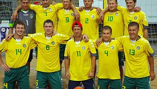 Lietuvos paplūdimio futbolo rinktinė.