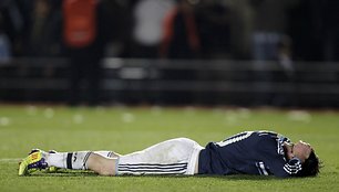 Argentinos rinktinės lyderis Lionelis Messi neslėpė nusivylimo rezultatu.