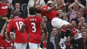 &bdquo;Manchester United&ldquo; futbolininkų triumfas.