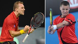 Steve'as Darcis ir Ričardas Berankis.
