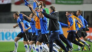 Estijos futbolo rinktinės triumfas
