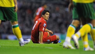 &bdquo;Liverpool&ldquo; lyderis Luisas Suarezas.