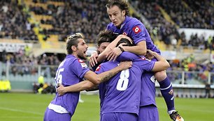 „Fiorentina“ džiaugiasi pergale.