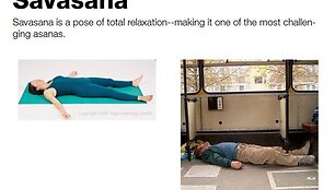 Raminančioji &bdquo;Savasana&ldquo; poza.