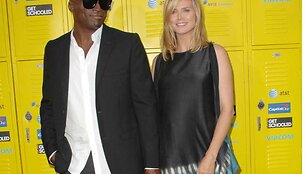 Heidi Klum su vyru Sealu.