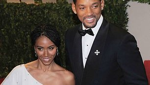 Willas Smithas su žmona aktore Jada Pinkett Smith.