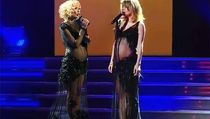 Natalija Zvonkė (kairėje) ir Svetlana Loboda (de&scaron;inėje)