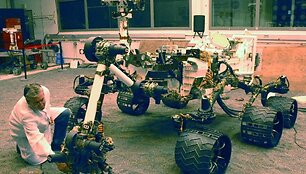 NASA marsaeigio roboto &bdquo;Curiosity&ldquo; bandymas. 