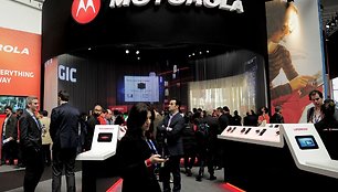 „Motorola“ stendas renginyje „Mobile World Congress“