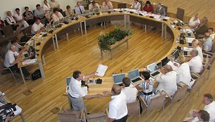 Trakų savivaldybės tarybos posėdis. 