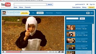 &bdquo;Panda sugėdintoja&ldquo;.