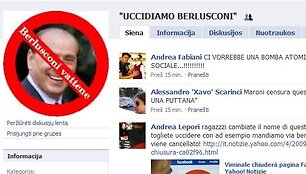 Internete grasinama nužudyti S.Berlusconi.
