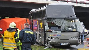 Lenkų turistus gabenęs autobusas po kelionės Ispanijoje važiavo namo. 