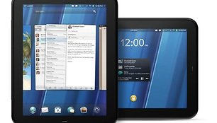 HP planšetinis kompiuteris „TouchPad“ su operacine sistema „webOS“. 