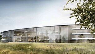 Būsimoji &bdquo;Apple&ldquo; būstinė &bdquo;Apple Campus 2&ldquo;.