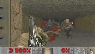 Žaidimo „Doom 2“ akimirka