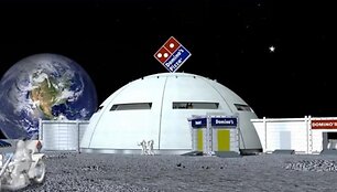 Kompanija &bdquo;Domino&ldquo; puoselėja planus pastatyti naują piceriją Mėnulyje.
