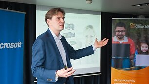 &bdquo;Microsoft&ldquo; generalinis direktorius Baltijos &scaron;alims Mindaugas Glodas.
