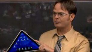 Seriale &bdquo;The Office&ldquo; pristatytas trikampio formos plan&scaron;etinis kompiuteris. 