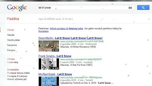 &bdquo;Google&ldquo; paie&scaron;kos svetainę papuo&scaron;ė snaigės ir &scaron;erk&scaron;nas.