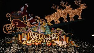 Kalėdų nuotaikos Hamburge pasklinda jau gruodžio pradžioje, kai miesto Rotu&scaron;ės aik&scaron;tėje pradeda &scaron;urmuliuoti kalėdinė mugė.
