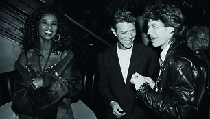 Iman, Davidas Bowie ir Mickas Jaggeris, 1992 m.