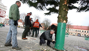Kaunas ruo&scaron;iasi Kalėdoms