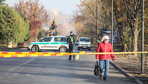 &Scaron;venčionių gatvėje rasti sprogmenys