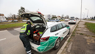 Policijos priemonė Kaune