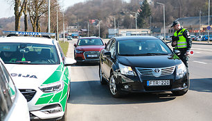 Policijos priemonė Kaune