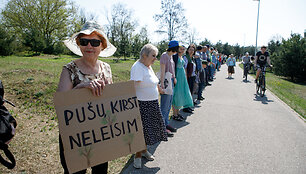 &Scaron;ančių gyventojai susivienijo